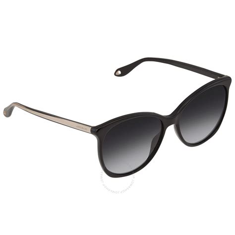 givenchy grey gradient oval ladies sunglasses